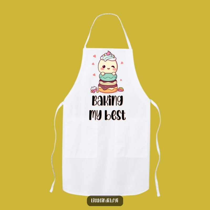 Funny Giggling Sweet Treats Apron: Bake with joy and sweet style