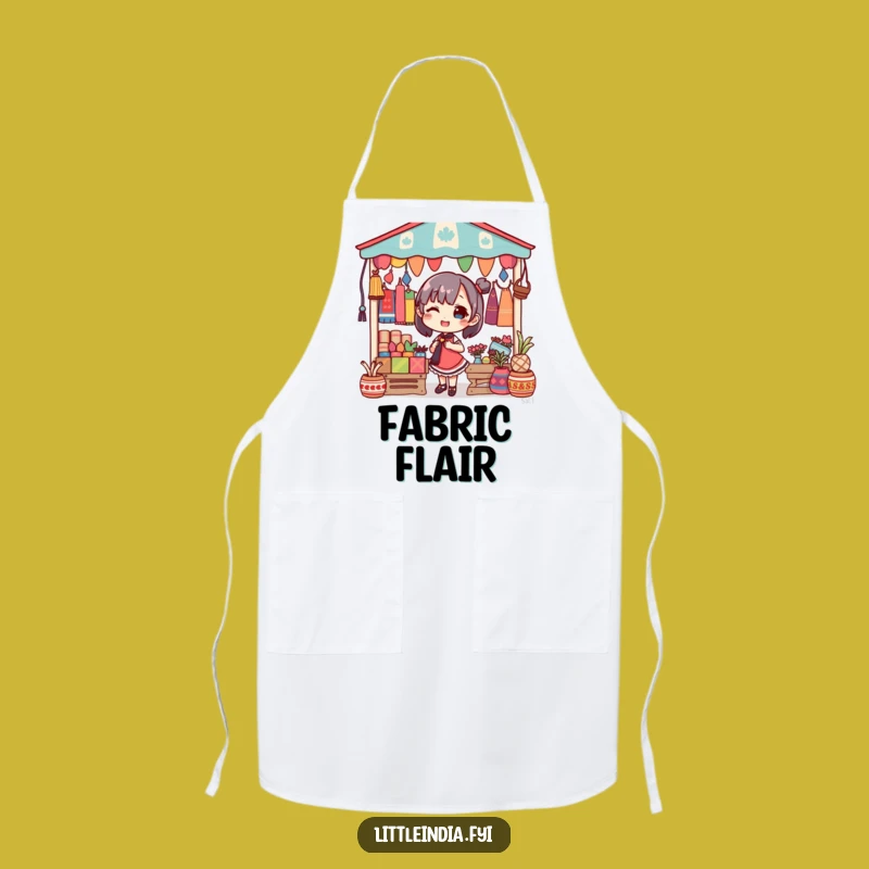 Funny Market Decorating Character Apron, Cook with Color
