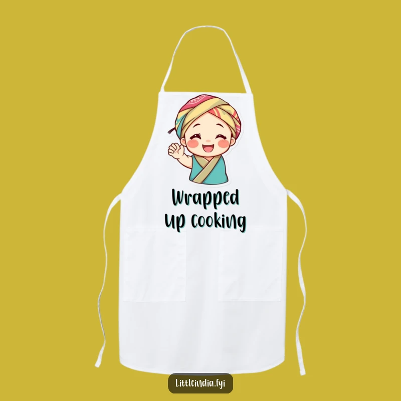 Funny Headwrap Apron: Kitchen Cheer, Perfect Funny Gift!