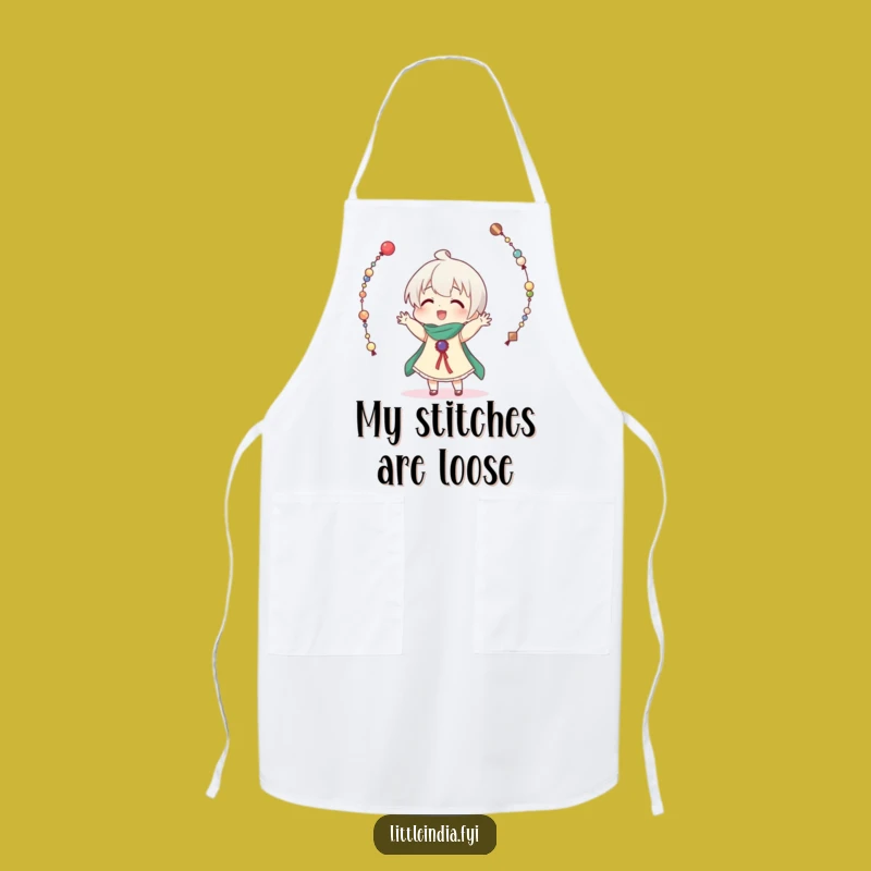 Funny Bead Juggling Apron: Protect Your Clothes with Humor!