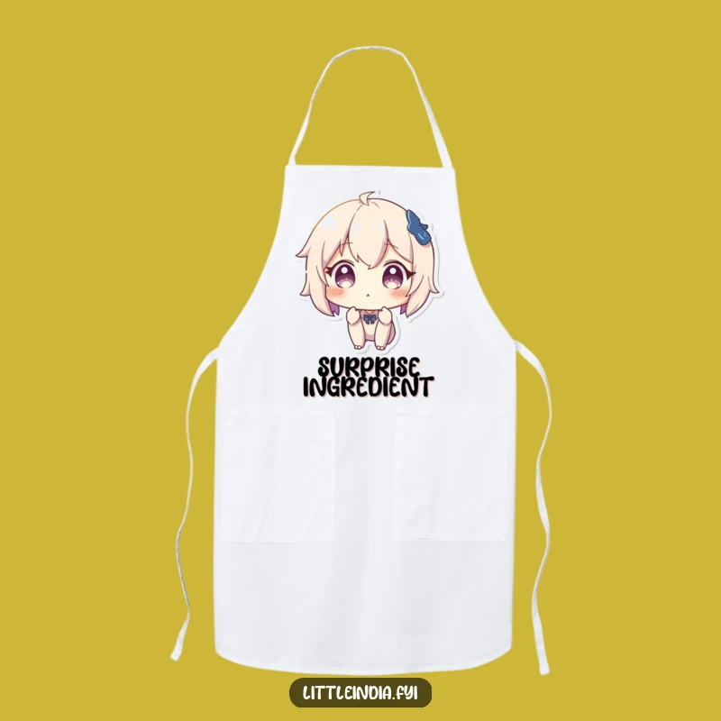 Funny Surprised Character Apron: React To Cooking With This Funny Gift