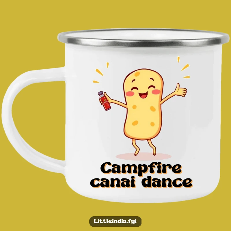 Funny Roti Canai Camping Mug: Sambal Adventure, Perfect Funny Gift for Outdoors!