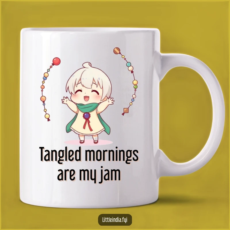 Funny Bead Juggling Mug: Hilarious Character Gift for Clumsy Friends!