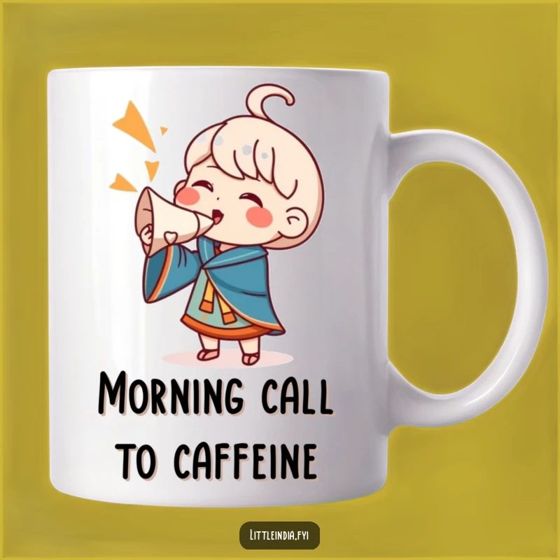 Funny Conch Shell Cheering Character Mug: A Hilarious Gift for Celebration