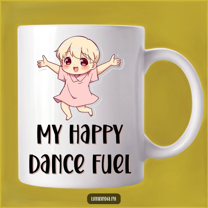 Funny Dancing Character Mug - Expressive Arm Moves, Perfect Humorous Gift