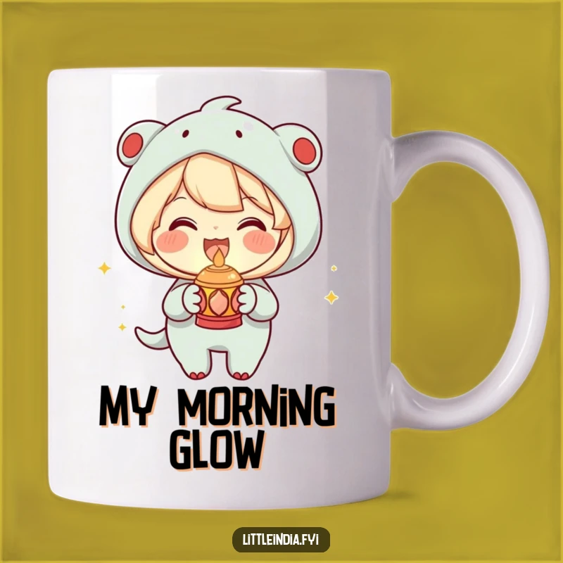 Funny Joyful Lamp Mug: Warm Glow, Brighten Your Day, Perfect Funny Gift!