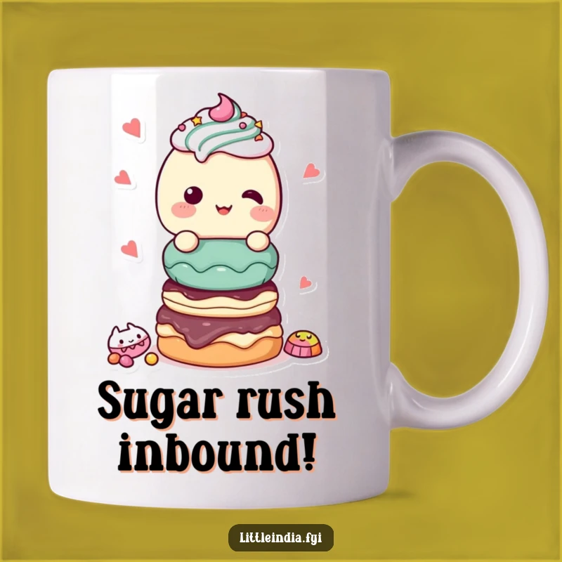 Funny Giggling Sweet Treats Mug: A delightful and humorous gift for dessert lovers