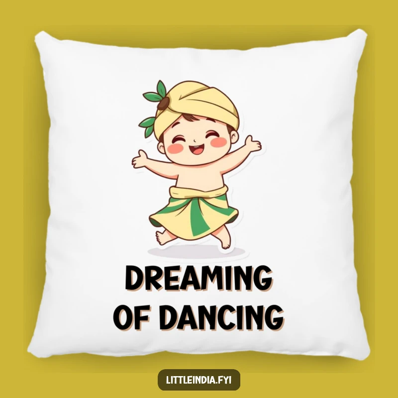 Funny Sarong Twirling Character Pillow - Comfy Comfort with a Spin!
