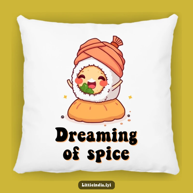 Funny Sushi Spice Pillow: Cozy Turban Cushion Gift