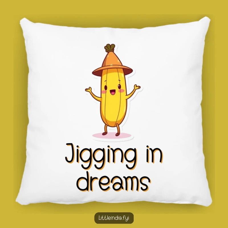 Funny Banana Jig Pillow: Soft Conical Hat Banana Cushion - Comfy Funny Gift!