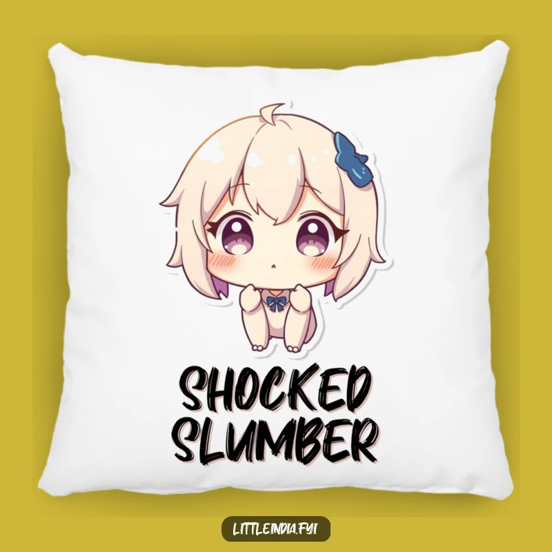 Funny Surprised Character Pillow: Add Comfort To Your Shock