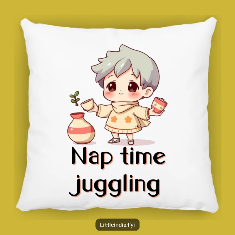 Funny Pottery Juggling Pillow: Cozy comfort meets artistic fun