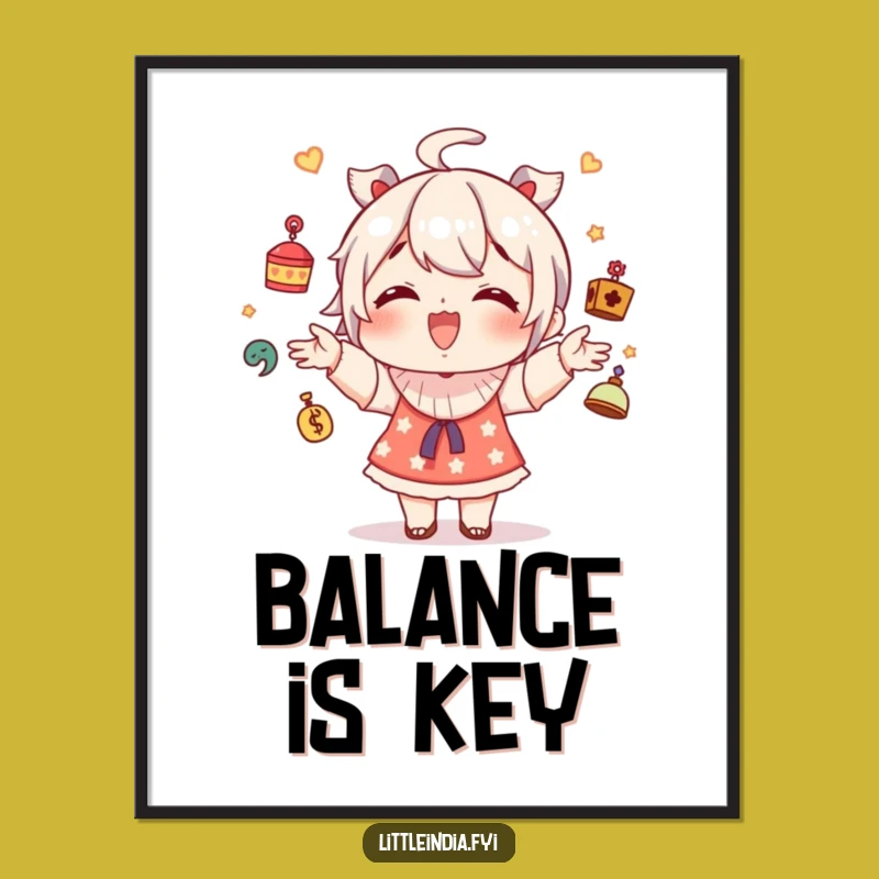 Funny Giggling Character Juggling Digital Art - Instant Merriment