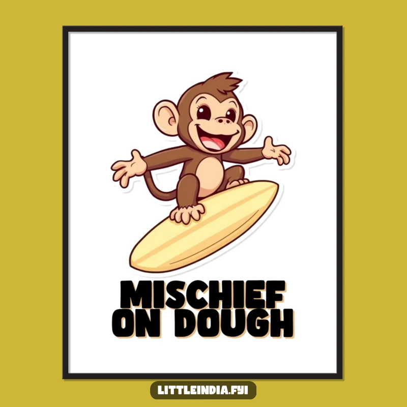 Funny Monkey Digital Art: Wild Decor Download, Perfect Humorous Gift