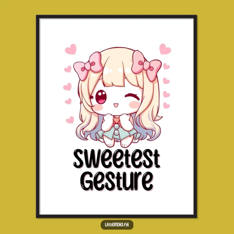 Funny Sweet Offering Poster: Decorate With Kindness And Humor
