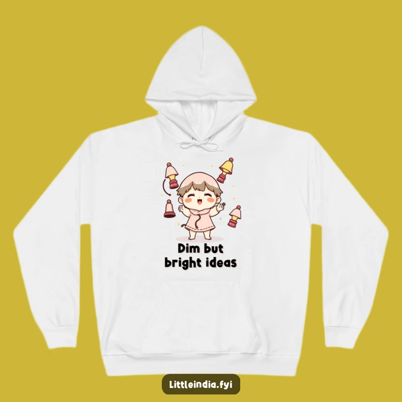 Cozy Funny Lamp Juggling Character Hoodie - Warm and Hilarious Attire!