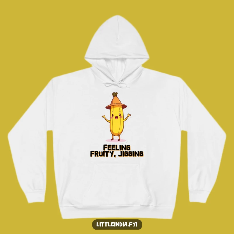 Funny Banana Jig Hoodie: Cozy Conical Hat Banana Sweatshirt - Ultimate Funny Gift!