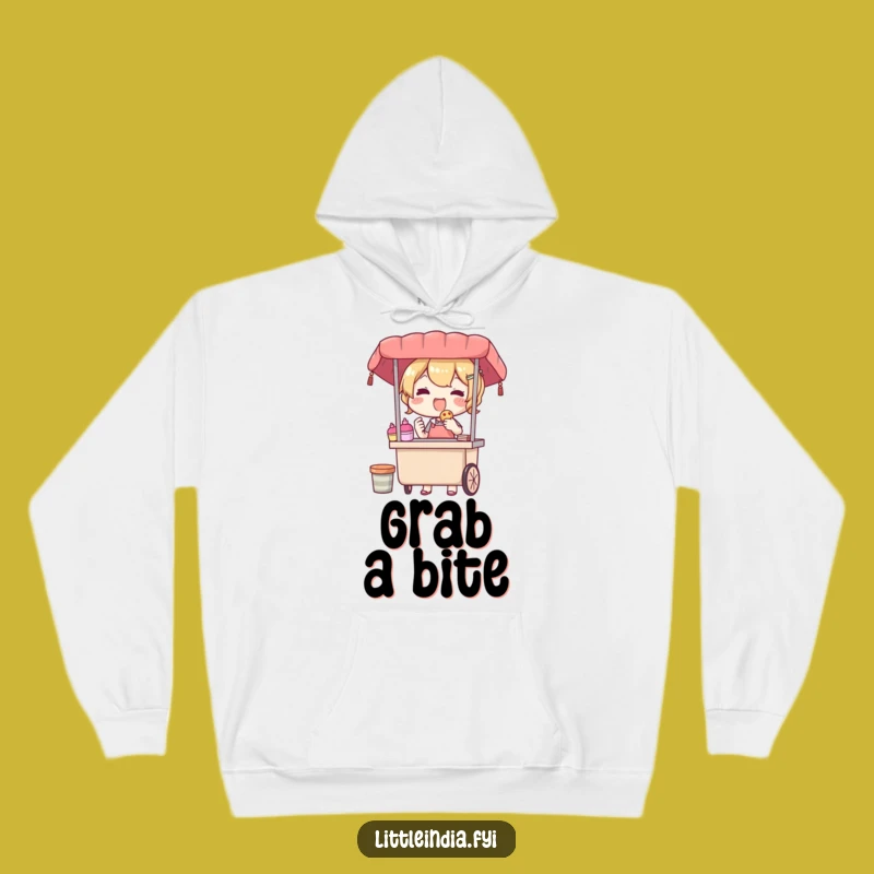 Cozy Funny Street Vendor Hoodie: Stay Warm While Offering Joy