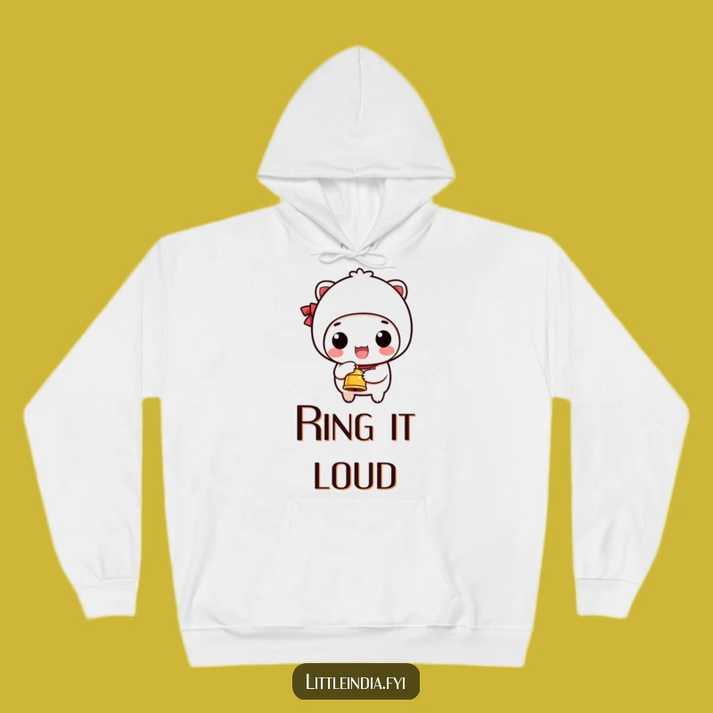 Funny Ringing Bell Hoodie: Cozy Comfort and Happy Vibes Gift