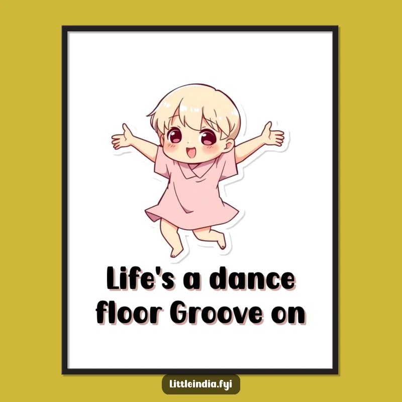 Free Printable Funny Wall Art: Hilarious Dancing Character Downloadable Decor!