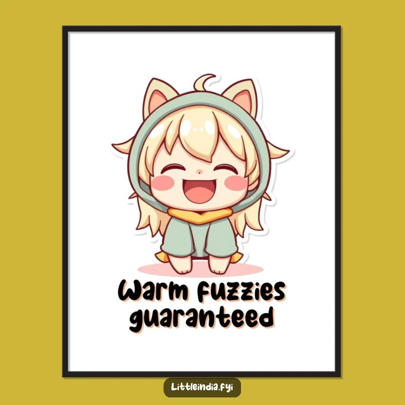 Funny Free Printable Wall Art: Joyful Moment Downloadable Art for Warm Decor