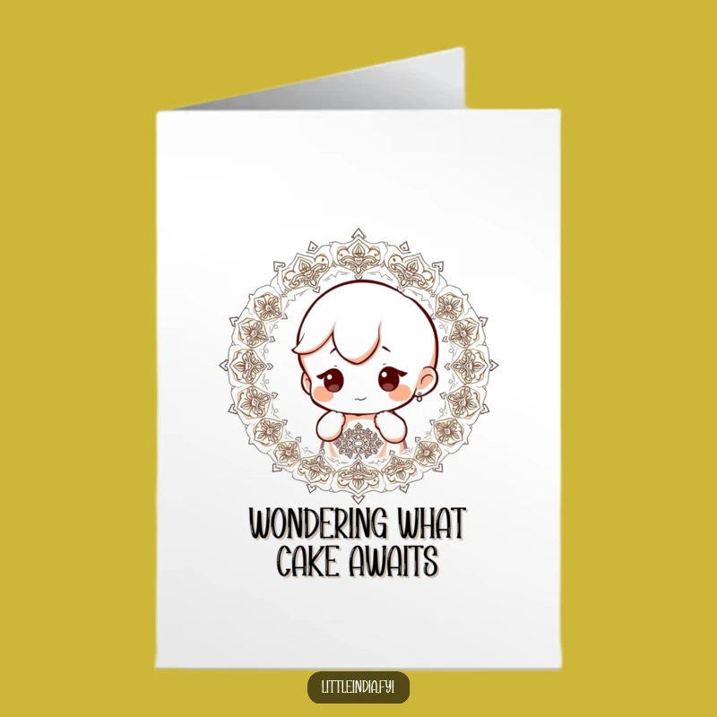 Free Printable Birthday Card: Curious Pattern Observer, Intriguing Downloadable Gift