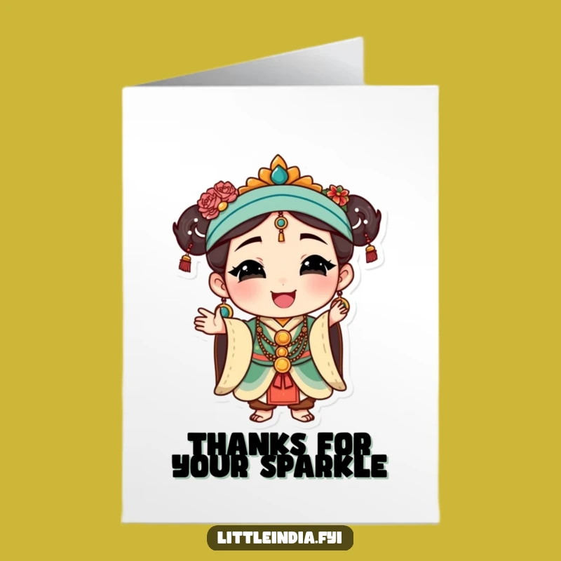 Free Printable Thank You Card: Elegant Jewelry Pose - Funny DIY Gift!