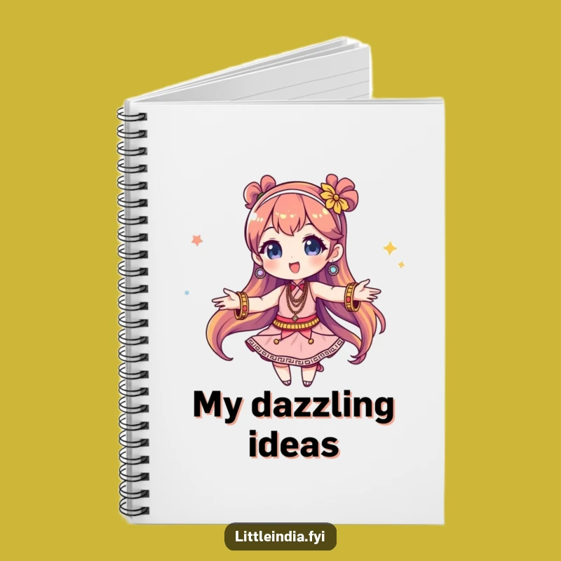 Funny Bangles Twirling Character Notebook: Write Your Adventures