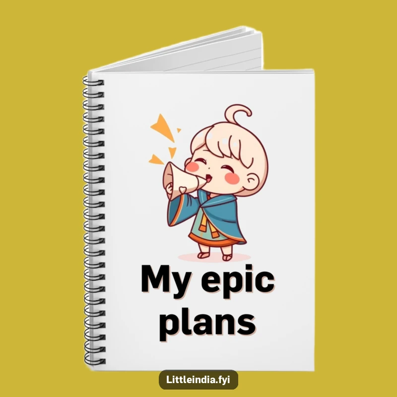 Funny Conch Shell Cheering Character Notebook: Jot Down Your Cheers