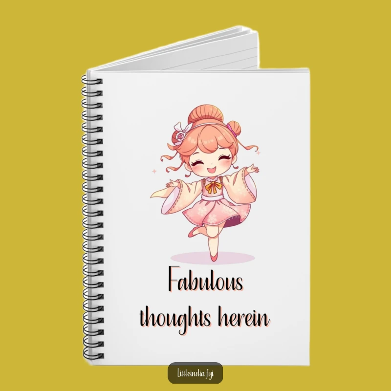 Funny Delighted Character Silk Journal Notebook - Write with Joy