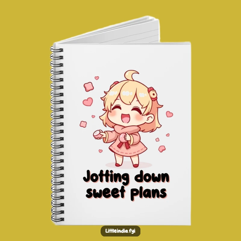 Funny Juggling Sweets Notebook: Gleeful Character's Creative Pages - Gift for Organizers