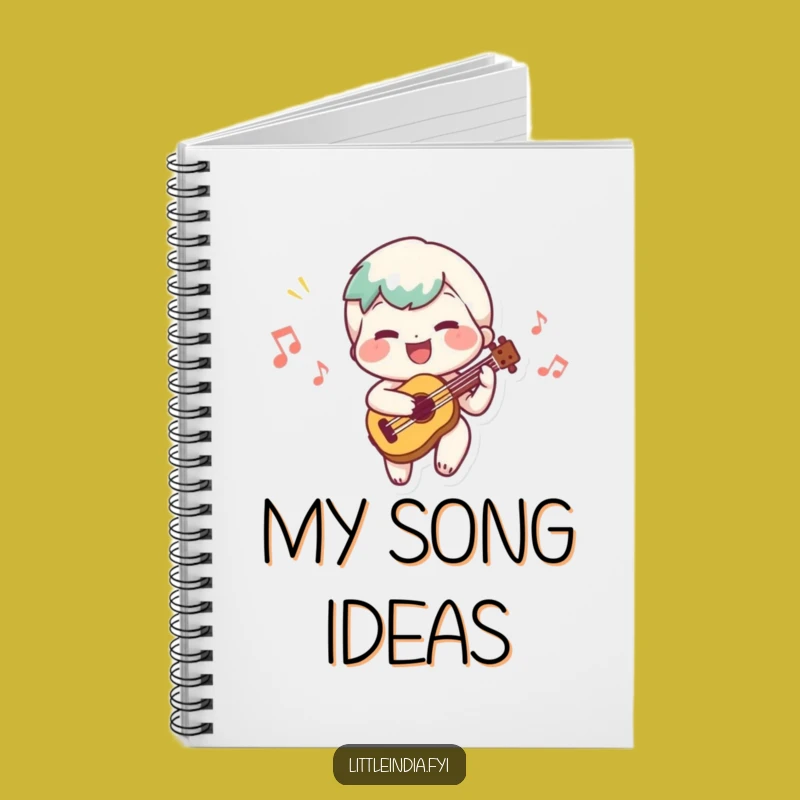 Funny Musical Character Notebook, Compose Your Ideas