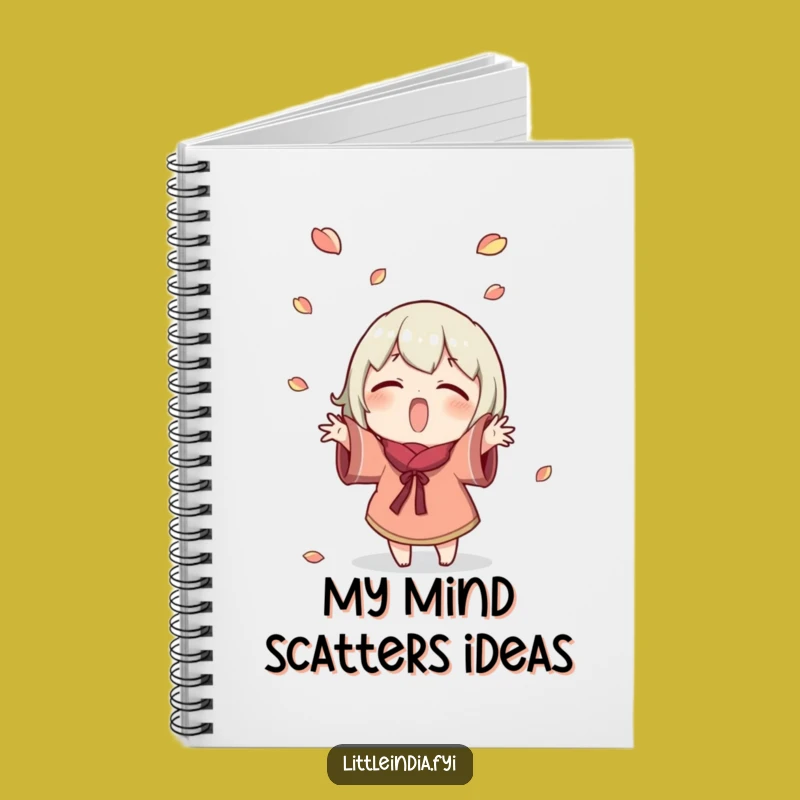 Funny Petal Toss Notebook: Excited Character's Joyful Pages - Gift for Dreamers