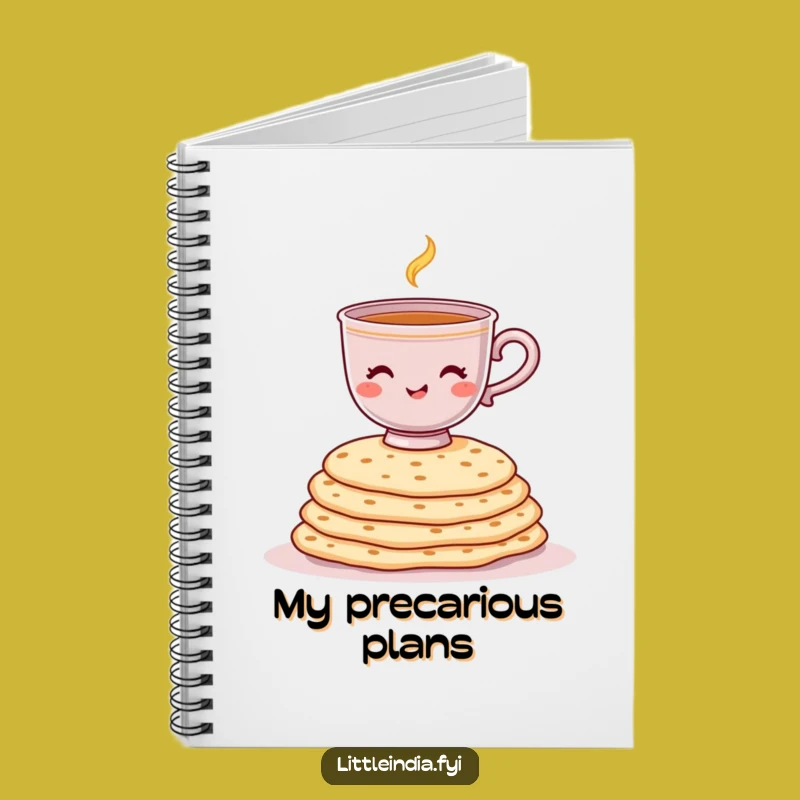 Funny Balancing Chai Notebook: Jot Down Ideas with Indian Flair