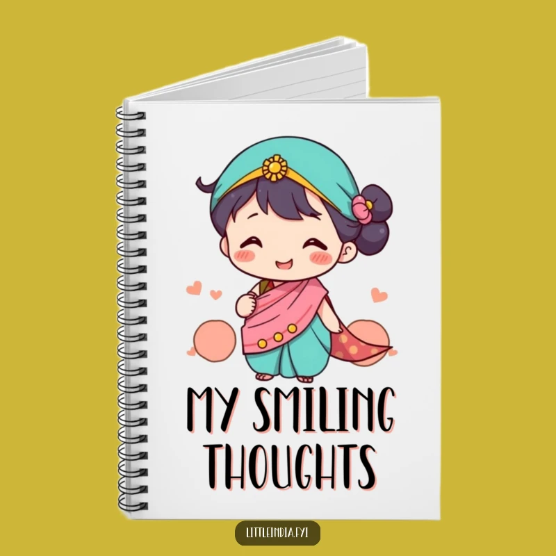 Funny Sari Character Notebook: Jot Smiles, Cultural Notes - Perfect Funny Gift!