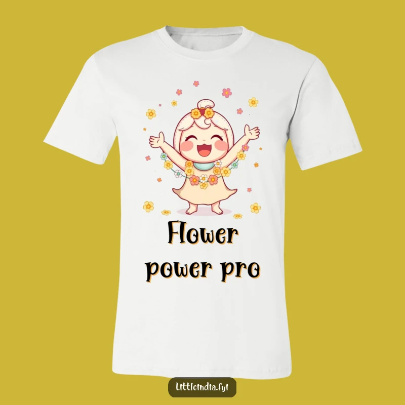 Funny Juggling Flower Garlands T-Shirt, Wear Your Happiness