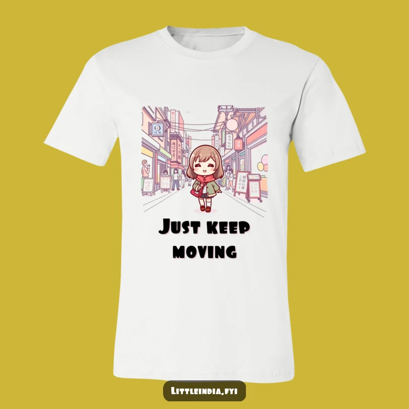 Funny Cute Character Street Explorer Tee - Hilarious Urban Adventure Shirt