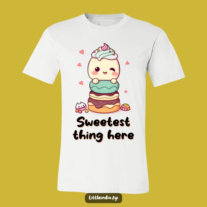 Funny Giggling Sweet Treats T-Shirt: Wear your love for desserts joyfully