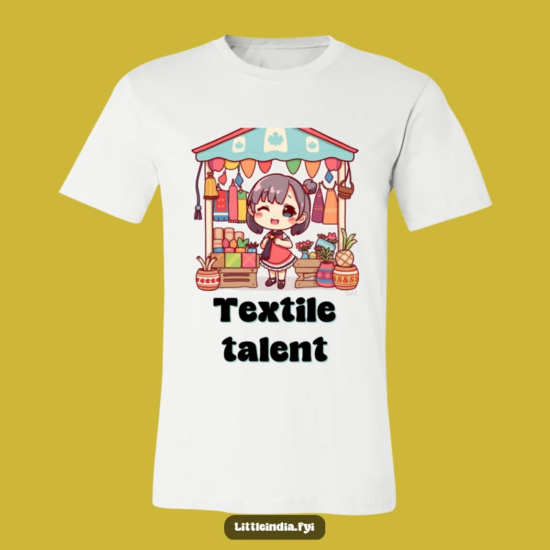Funny Market Decorating Character T-Shirt, Wear Your Creative Spirit