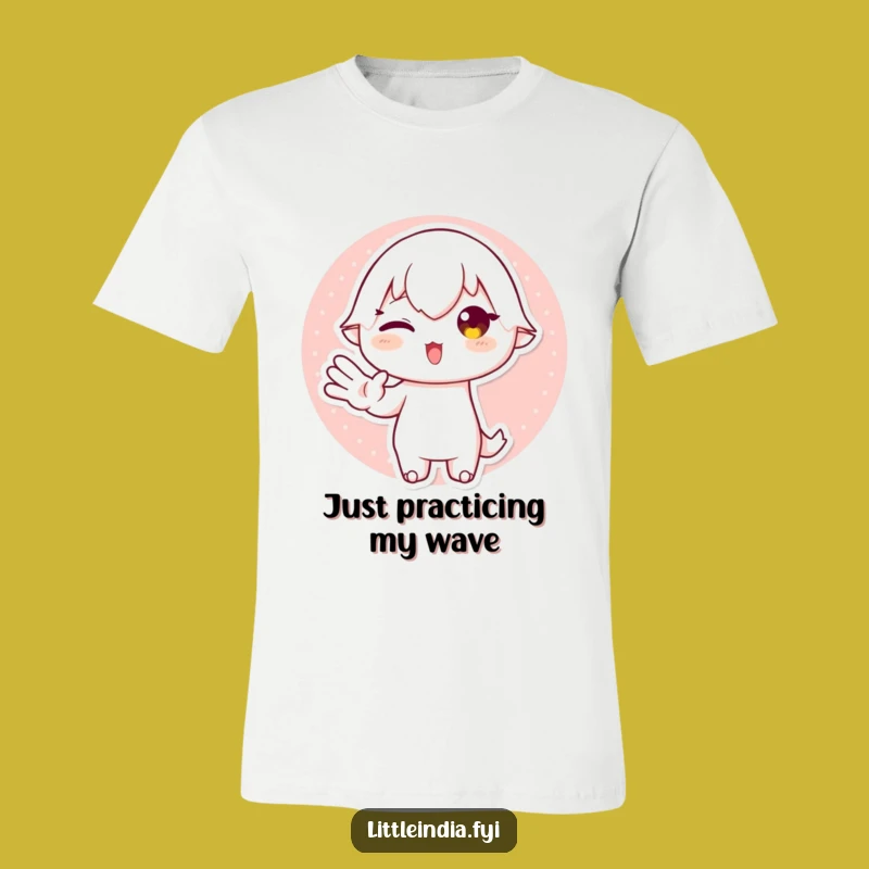 Funny Playful Character T-Shirt: Make a Statement with This Hilarious Gesture!
