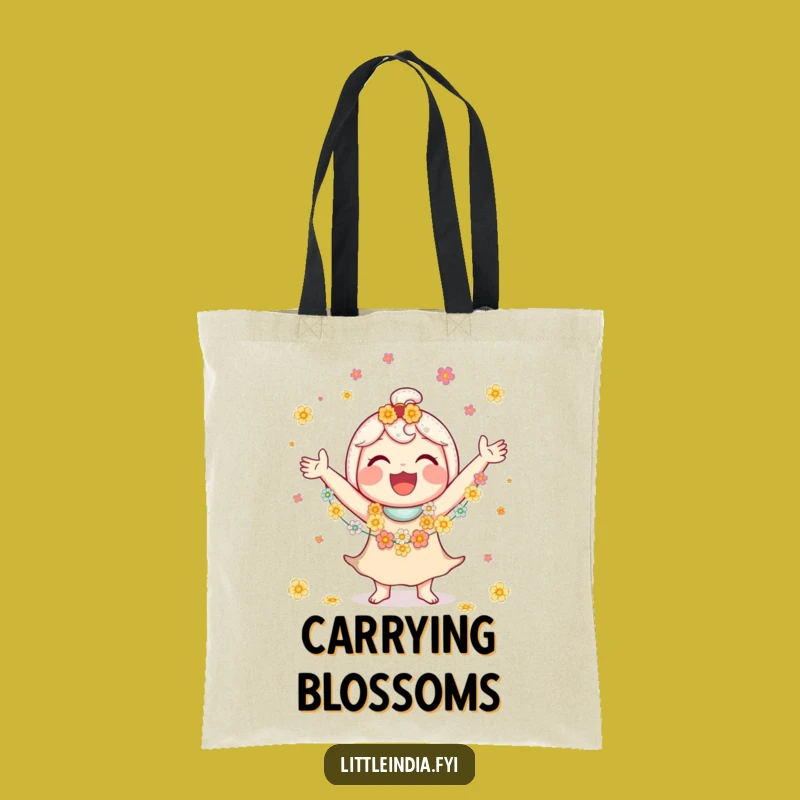 Funny Juggling Flower Garlands Tote Bag, Carry Joy Everywhere